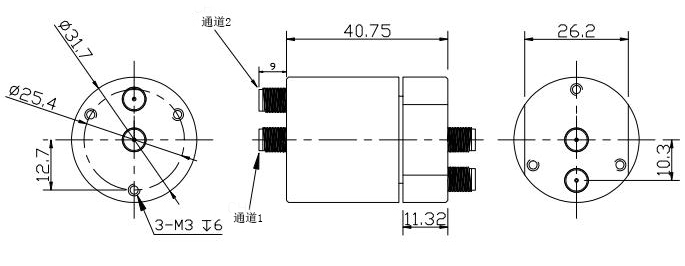 BTRF-02射频旋转接头