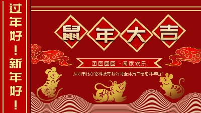 滑环公司深圳市比尔德科技有限公司给您拜年啦！