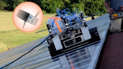 太阳能电池板清洁机器人的核心组件滑环