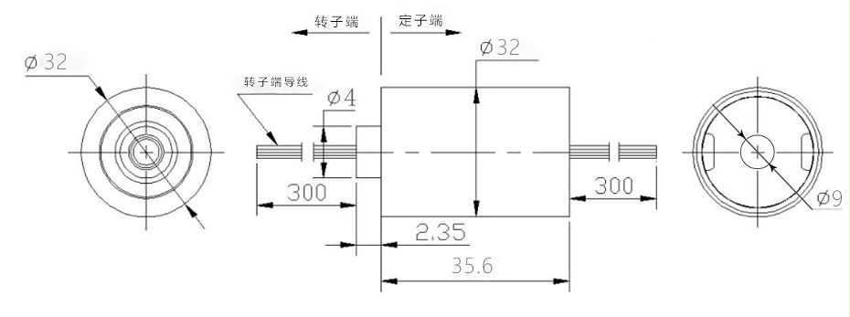 BTH0932过孔滑环结构图